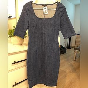 IRIS denim dress NWT size small